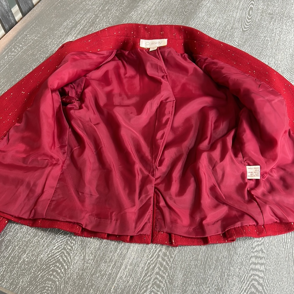 Vintage Wool Blazer by Cassidy - Picture 7 of 12